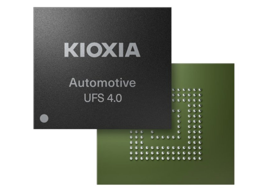 KIOXIA présente la première version UFS dans le secteur. 4.0 Dispositifs de mémoire flash intégrés pour les applications automobiles